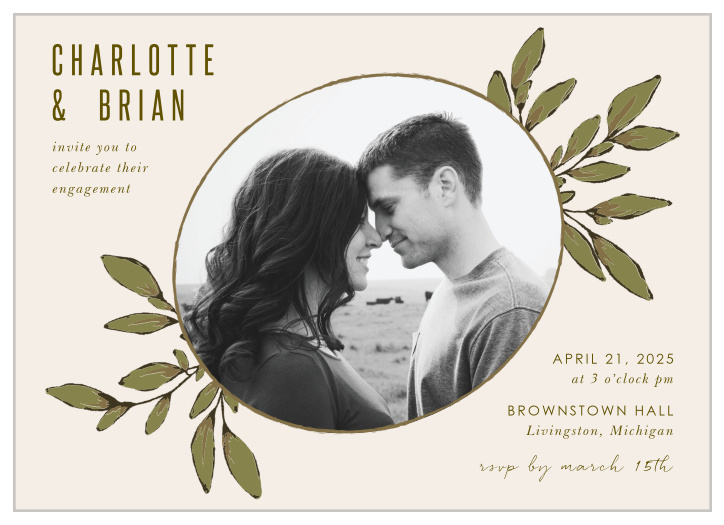 Our Whimsical Wonderland Bridal Shower Invitations gather your closest family and friends together to celebrate before your big day.