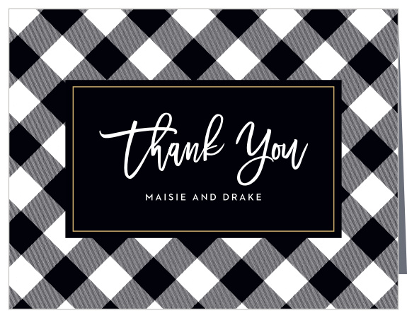 Our Warm Woods Bridal Shower Thank You Cards are a perfectly playful way to thank your loved ones!