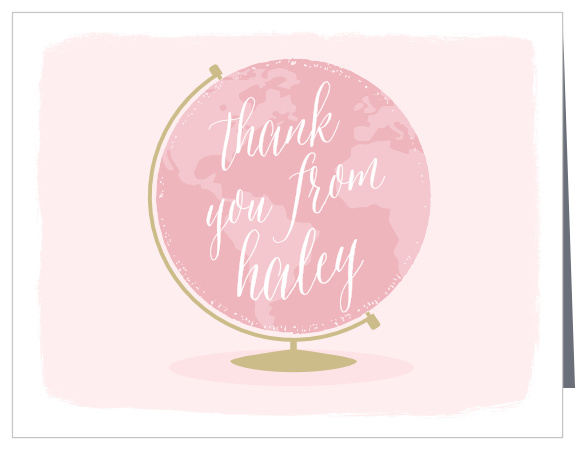 Thank everyone who supported your little one's big day with our Oh The Places First Birthday Thank You Cards.