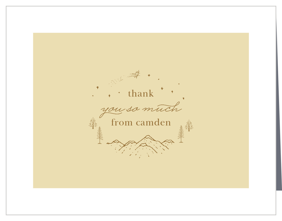 Tiny Explorer First Birthday Thank You Cards