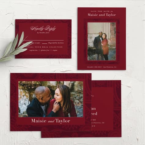 Forever Paisley Wedding Invitations
