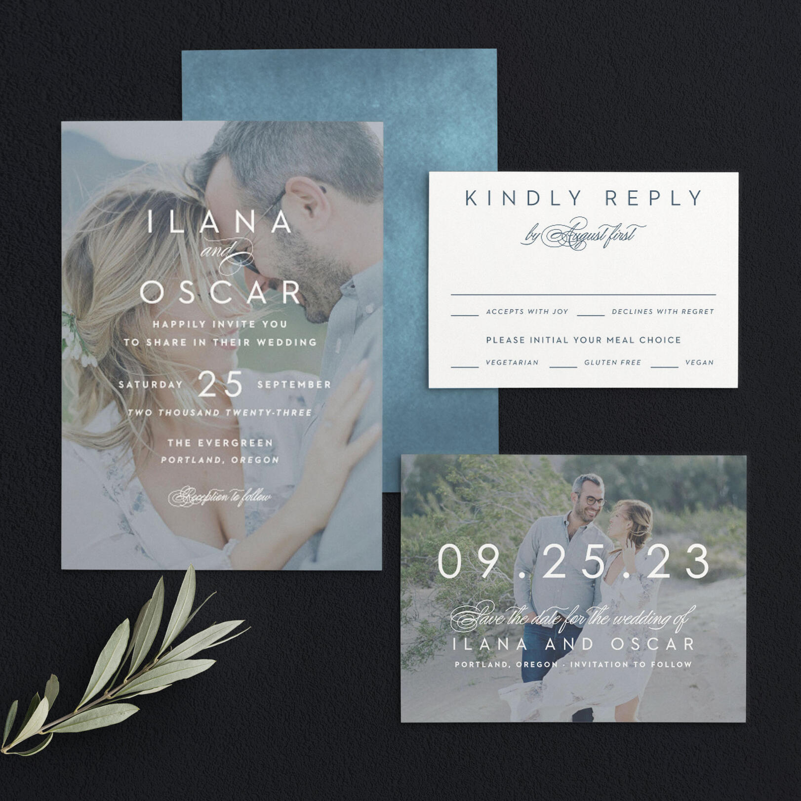 Opaque Love Wedding Invitations by Basic Invite