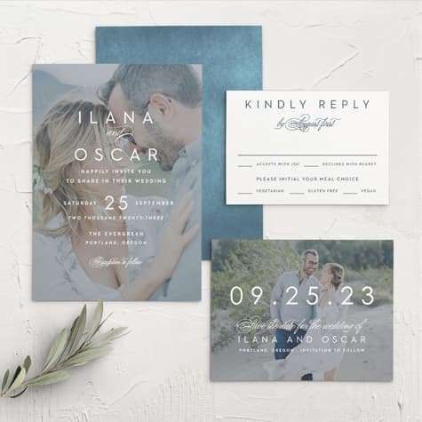 Opaque Love Wedding Invitations