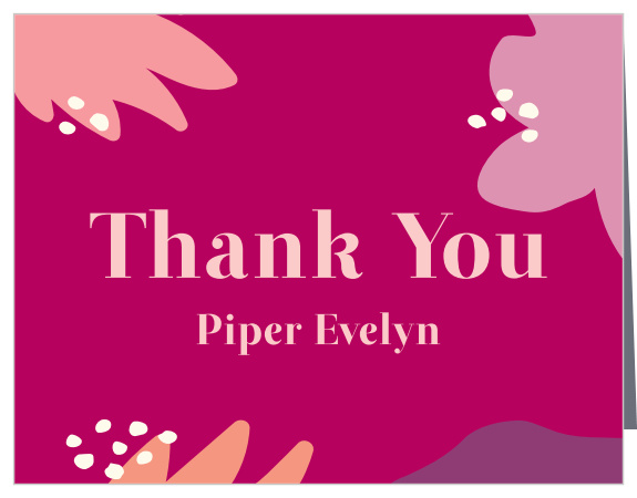 Look no further than our Embellished Circle First Birthday Thank You Cards for a truly unique way to tell your loved ones that you appreciate them!