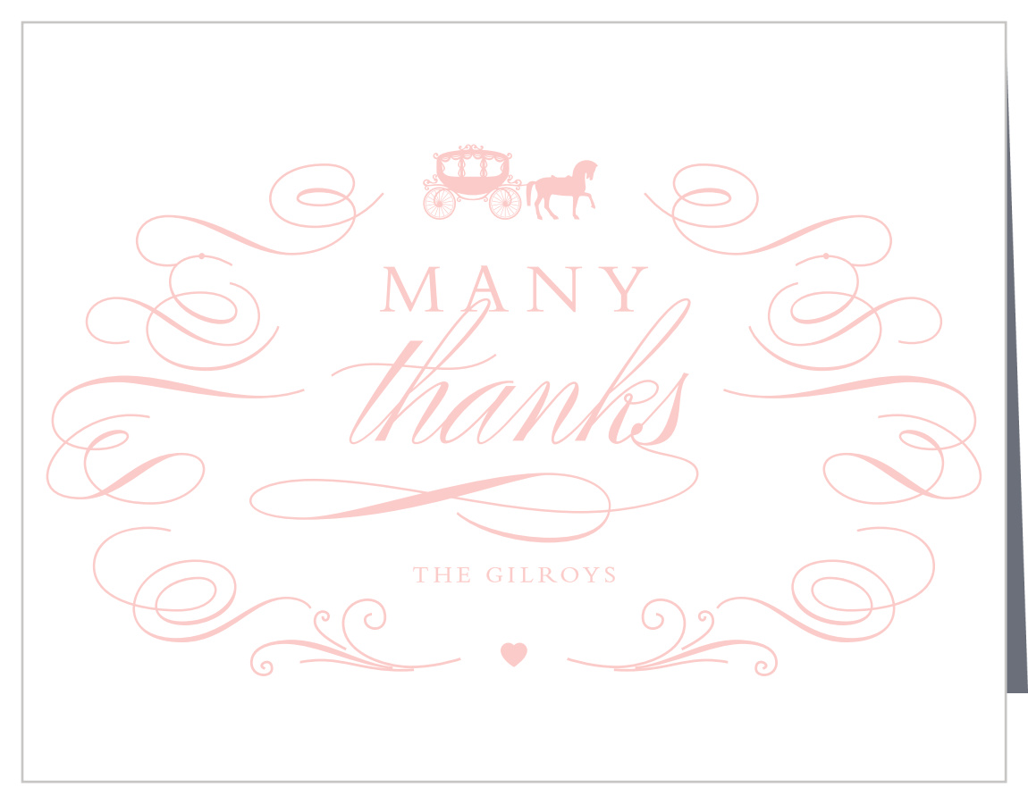 Little Princess First Birthday Thank You Cards