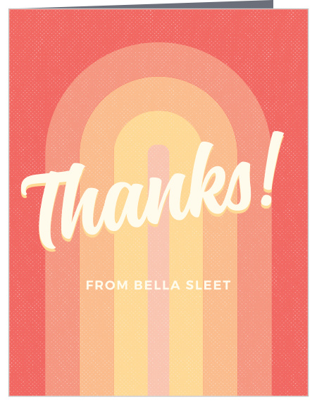 Our Party Time First Birthday Thank You Cards let family and friends know how much you appreciated their presence at your child's celebration.