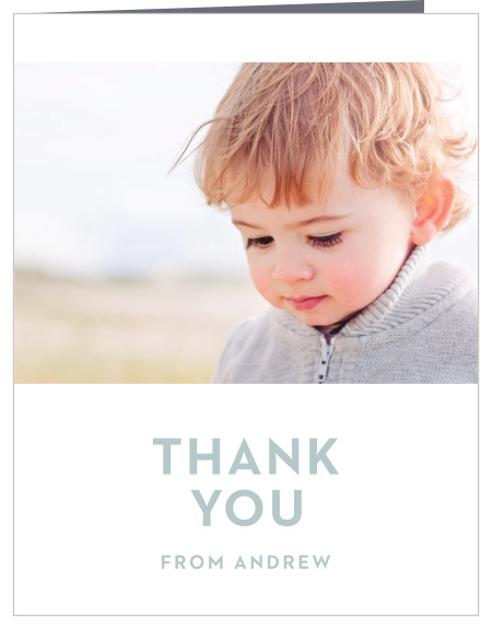 Express appreciation for the presence of family and friends at your little one's celebration with the minimalist look of our One Is Very Fun First Birthday Thank You Cards.