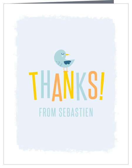 Use our Baby Chick First Birthday Thank You Cards to let your child's party guests know that you both appreciate their attendance at the celebrations!