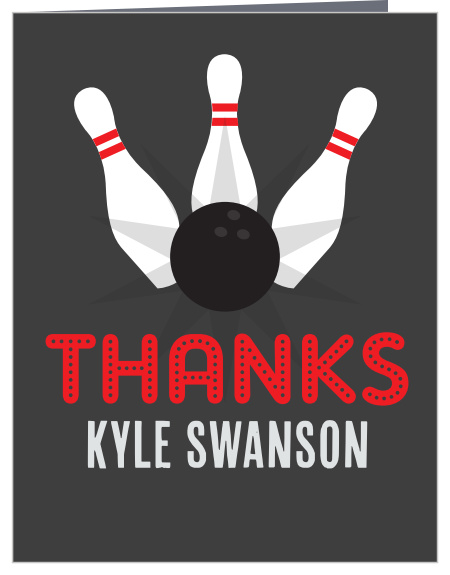 Our Stunning Strike First Birthday Thank You Cards let family and friends know how grateful you were for their presence on your little one's special day.