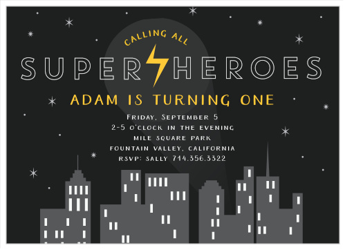 The Night Watch First Birthday Party Invitations aren't the invitation you need, but the invitations you deserve.