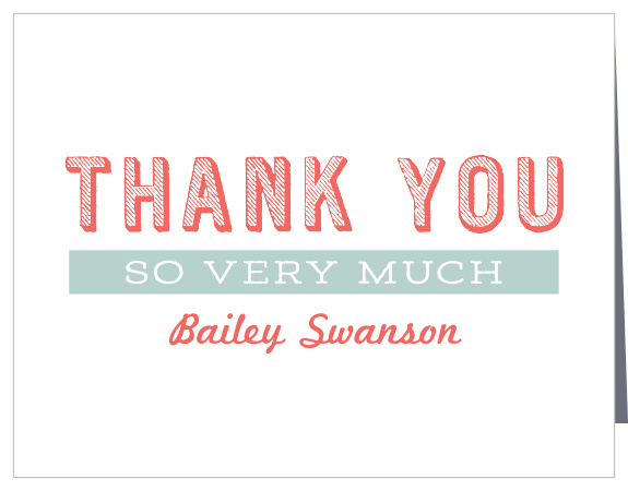 Thank your guests for making your event a blast with our Concert Poster First Birthday Thank You Cards.