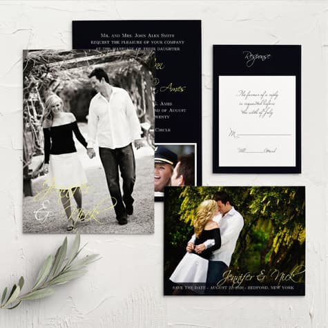 Forever Modern Wedding Invitations