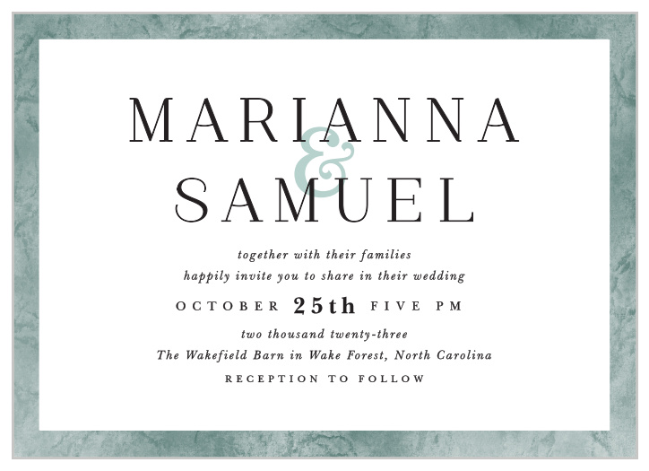 Set the stage for your dream wedding with our Formal Ticket Wedding Invitations.