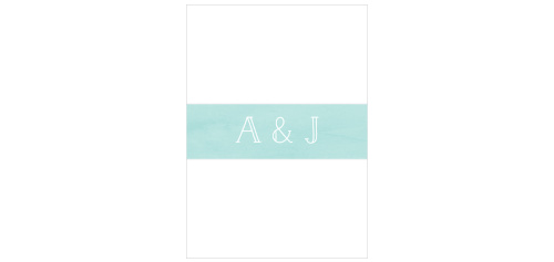 Our Blue Skies Wedding Belly Bands organize your cards and add a wonderful finishing touch! 