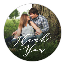 Gift friends and family with a mement of your special day with our Chalkboard Art Wedding Stickers.