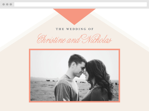 Champagne & Tables Wedding Website