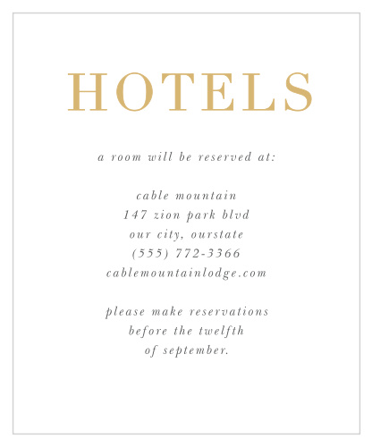 Perfectly Personalized Portrait Accommodation Cards