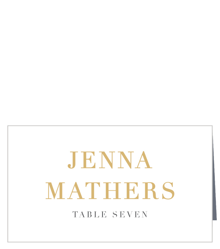 Perfectly Personalized Portrait Place Cards