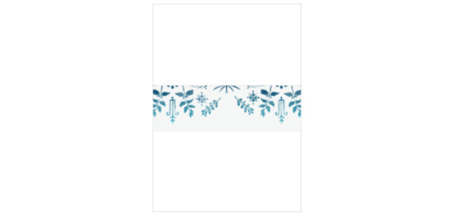 Wrap up each set of your wedding suite with our Painted Floral Wedding Belly Bands!