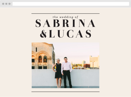 Cutest Couple Wedding Website