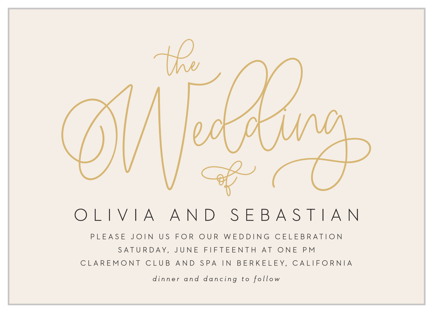Now & Forever Wedding Invitations