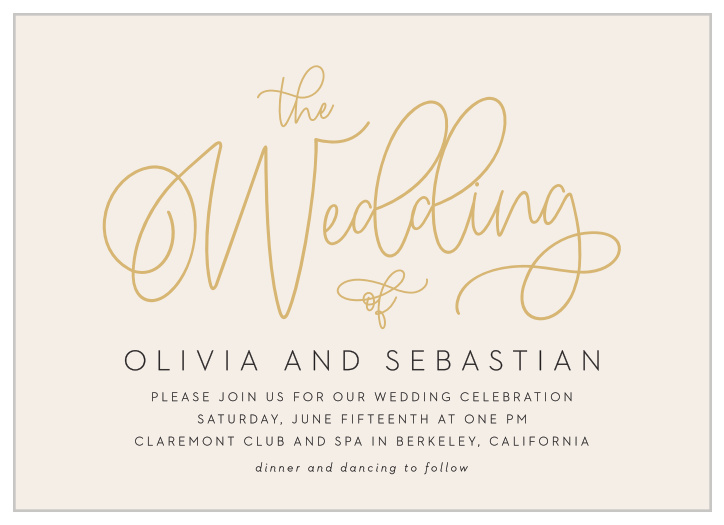 Make a magical impression with our Now & Forever Wedding Invitations.