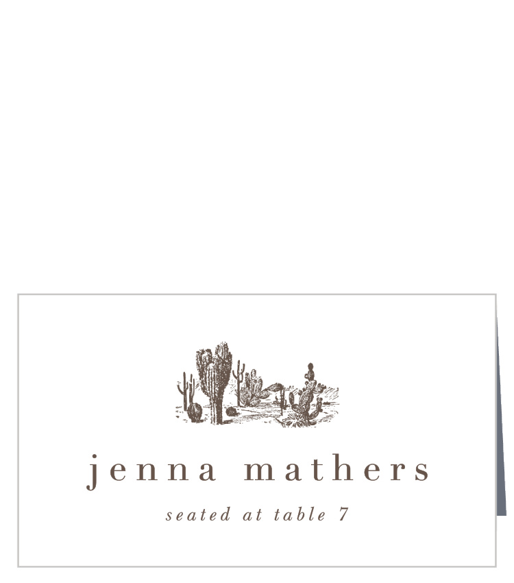 Desert Chic Place Cards