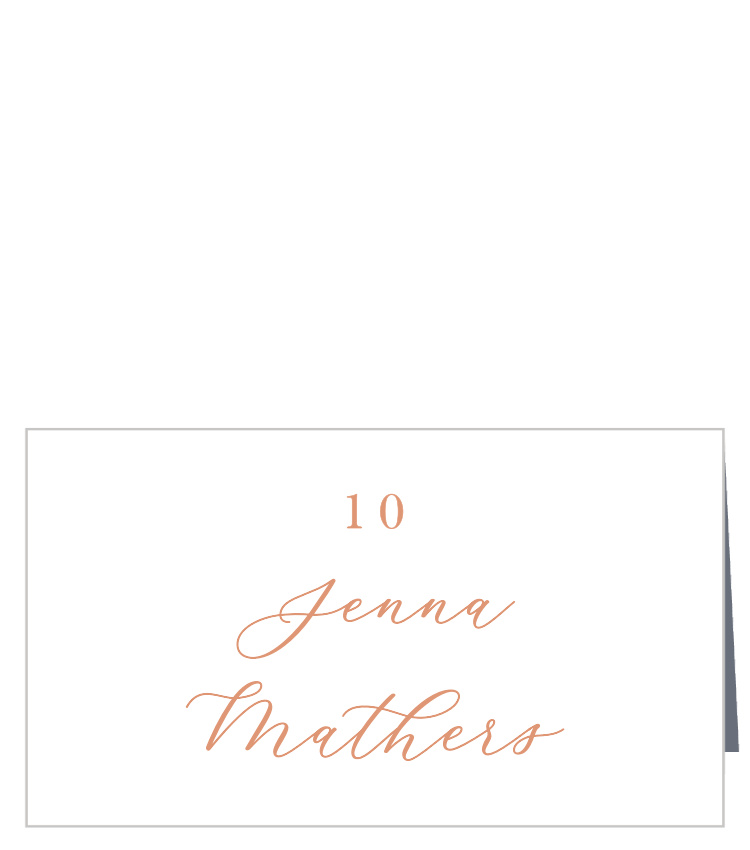 Fading Photo Place Cards