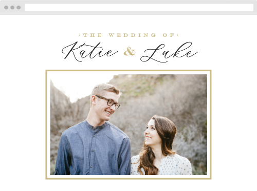 Photo Romance Wedding Website