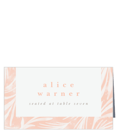 Family and friends will have no issue finding their seats for your reception with the help of our Floral Celebration Place Cards.