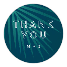 Include our Retro Paradise Wedding Stickers in your wedding suite, for an unforgettable detail!