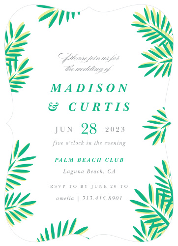 Tropical Dream Wedding Invitations