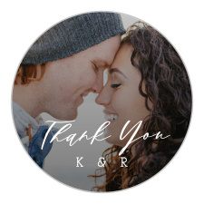 Seal every pocket, belly band, and outgoing envelope with our Rocky Beach Stamp Wedding Stickers!