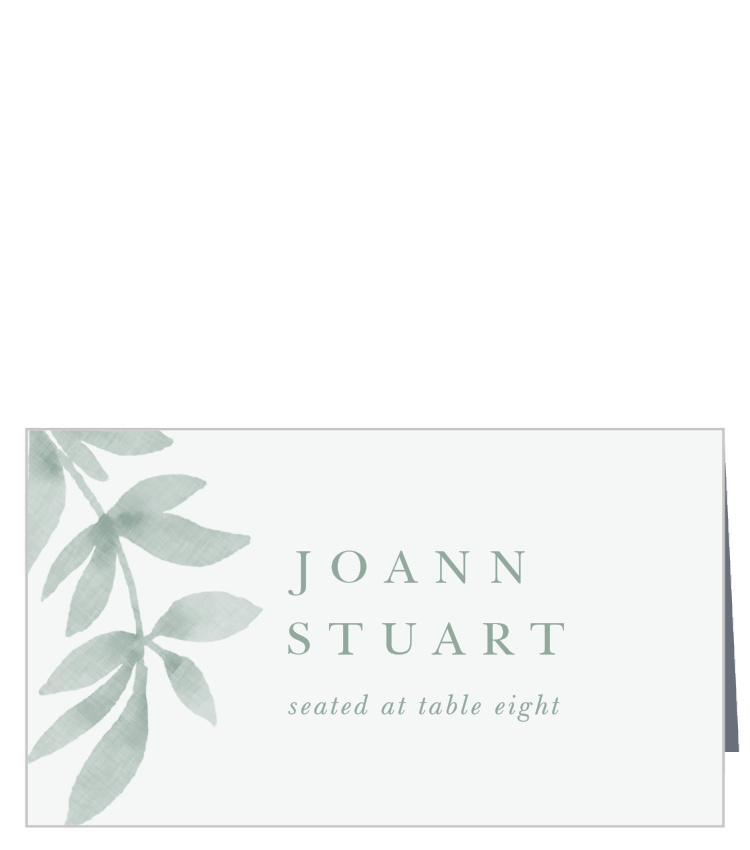 Flowing Ferns Place Cards