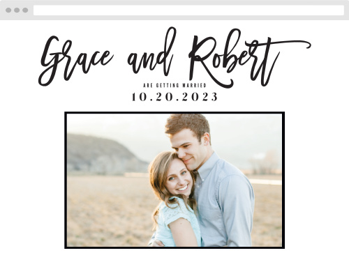 Sweet Simplicity Wedding Website