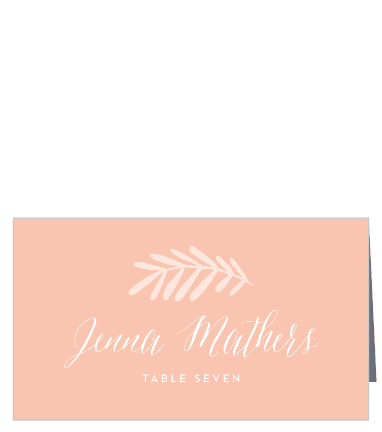 Floral Wreath Place Cards