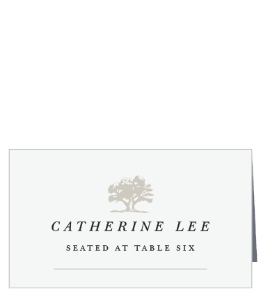 Make a sophisticated impression with our Majestic Tree Place Cards. 