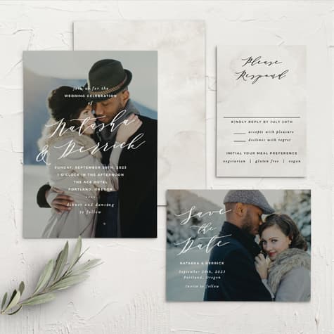 Passionate Forever Wedding Invitations