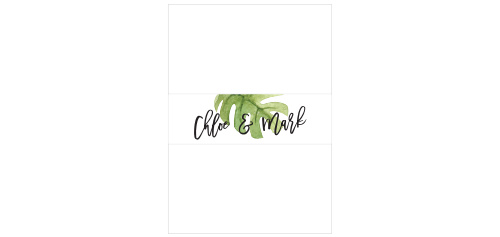 Keep all of your cards stylishly organized with our Fun Foliage Wedding Belly Bands.
