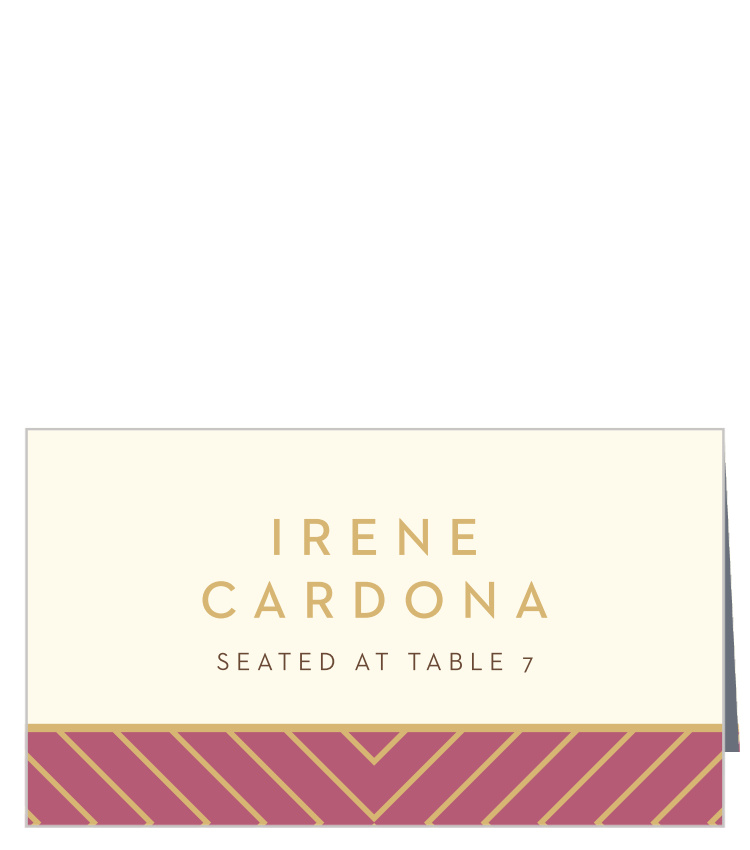 Geometric Perfection Place Cards