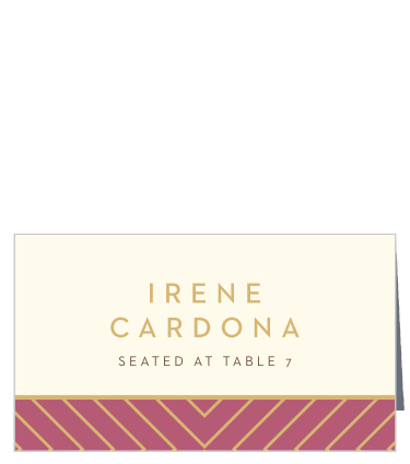 Our Geometric Perfection Place Cards guide family and friends to their seats for your reception with ease.