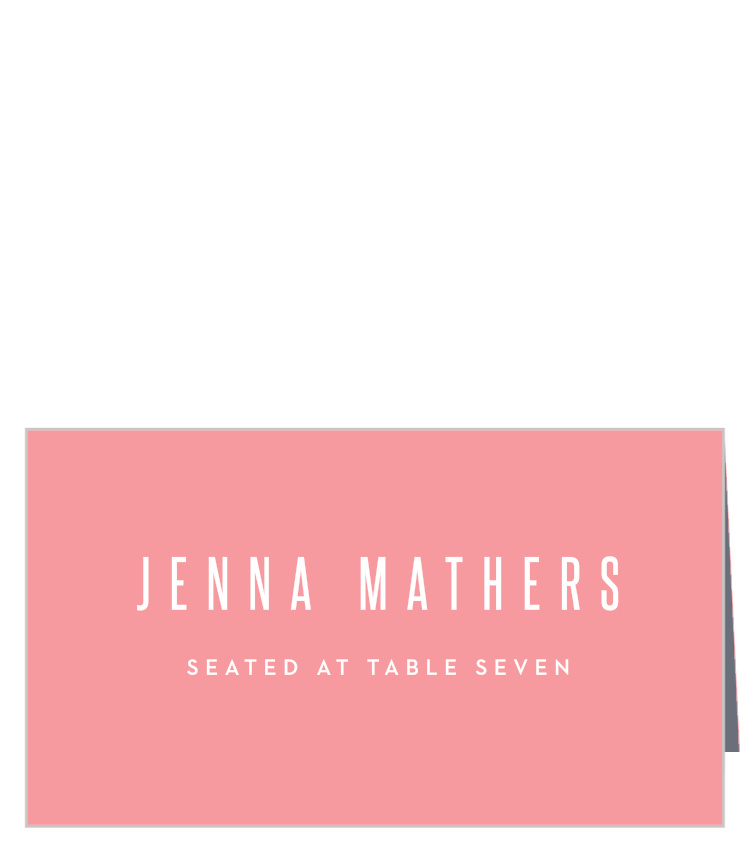 Pattern Stripes Place Cards