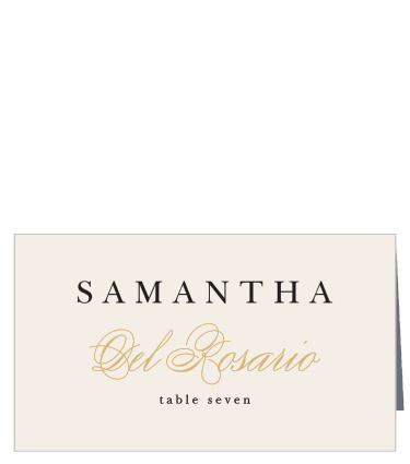 Our Modern Monogram Place Cards guide family and friends to their seats for your recpetion with ease.