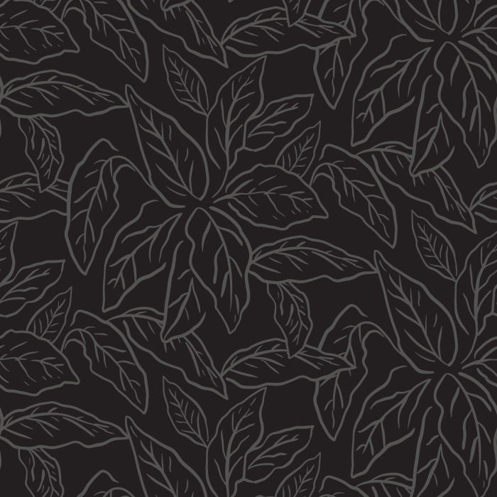 Our Sketched Leaves Peel And Stick Removable Wallpaper design is like a moody tropical getaway!