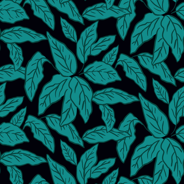 Our Sketched Leaves Peel And Stick Removable Wallpaper design is like a moody tropical getaway!