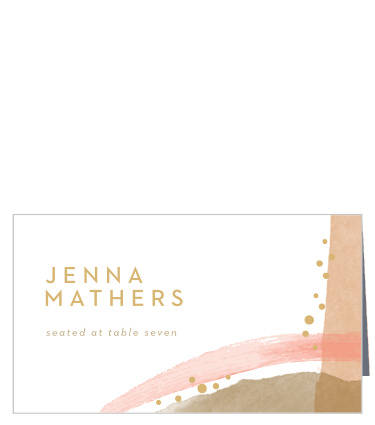 Let your guests know where you've reserved a seat for them at your event, using our Modern Desert Place Cards!