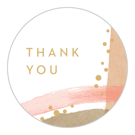 Modern Desert Wedding Stickers