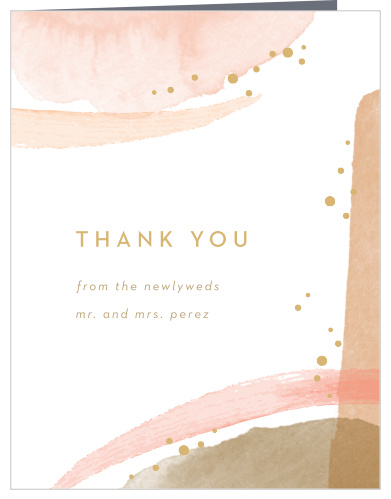 Modern Desert Wedding Thank You Cards