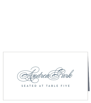Present each and every guest with a reserved seat of their own, by arranging our Opaque Love Place Cards at each table!