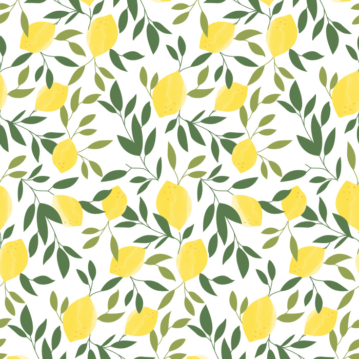 Add a bright pop of color to any wall in your home with our Lemon Grove Peel And Stick Removable Wallpaper.